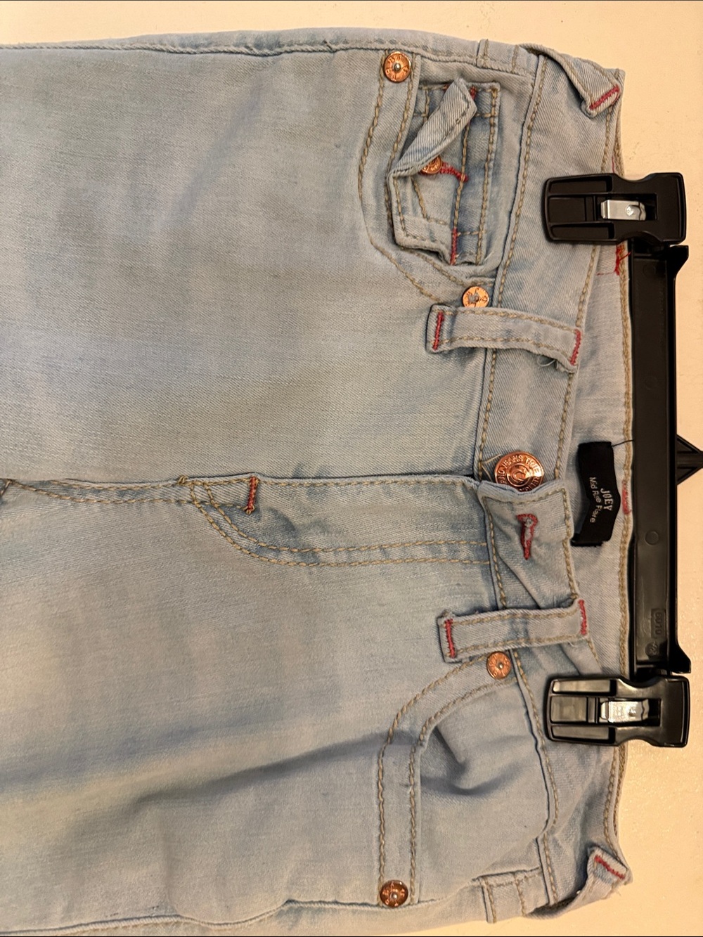 True Religion Light Blue Flare Jeans - Picture 5 of 6